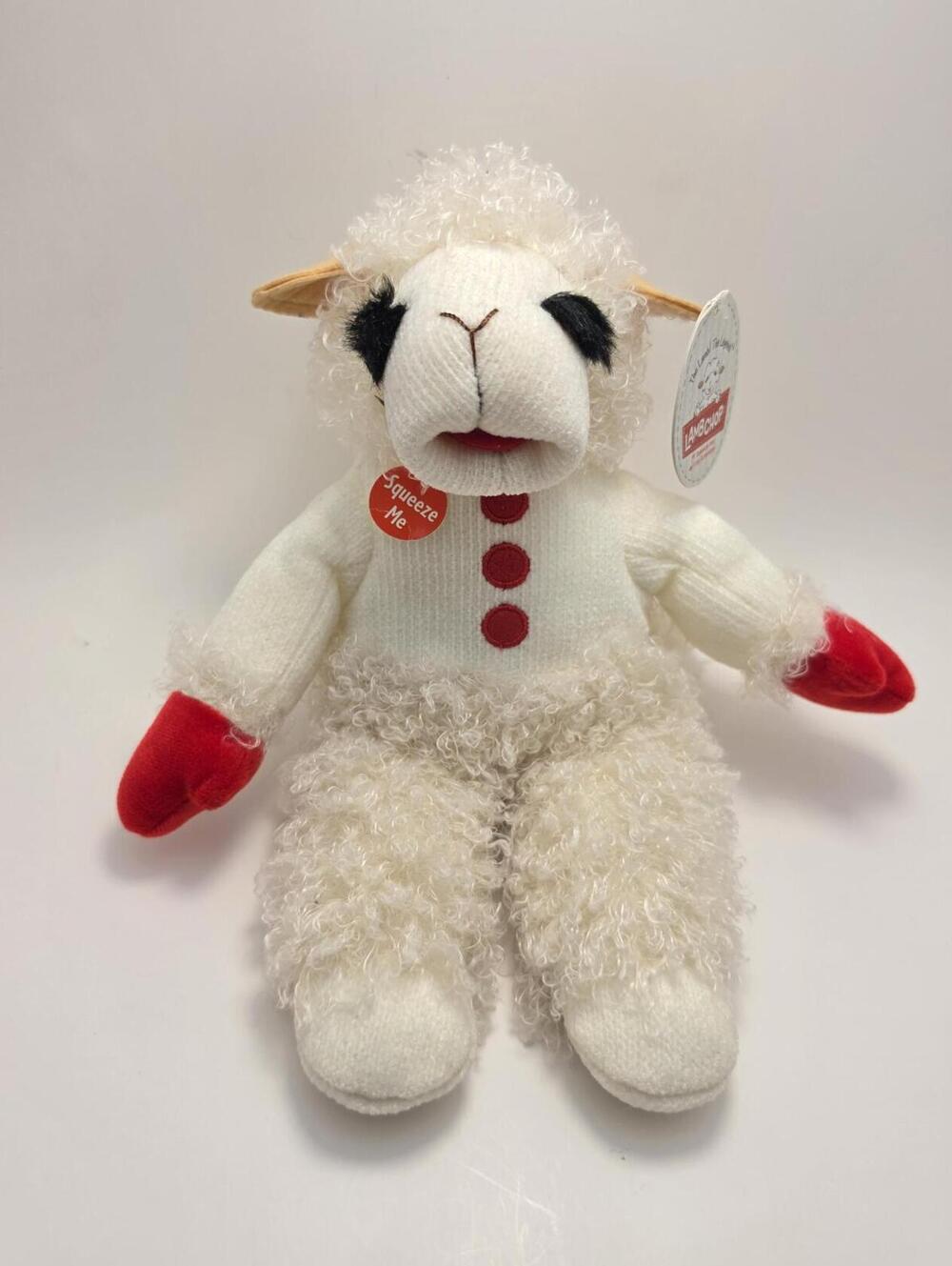 Aurora Sheep Lamb Chops Plush Says 9 Phrases, Sound Works New with Tag (11 inch)